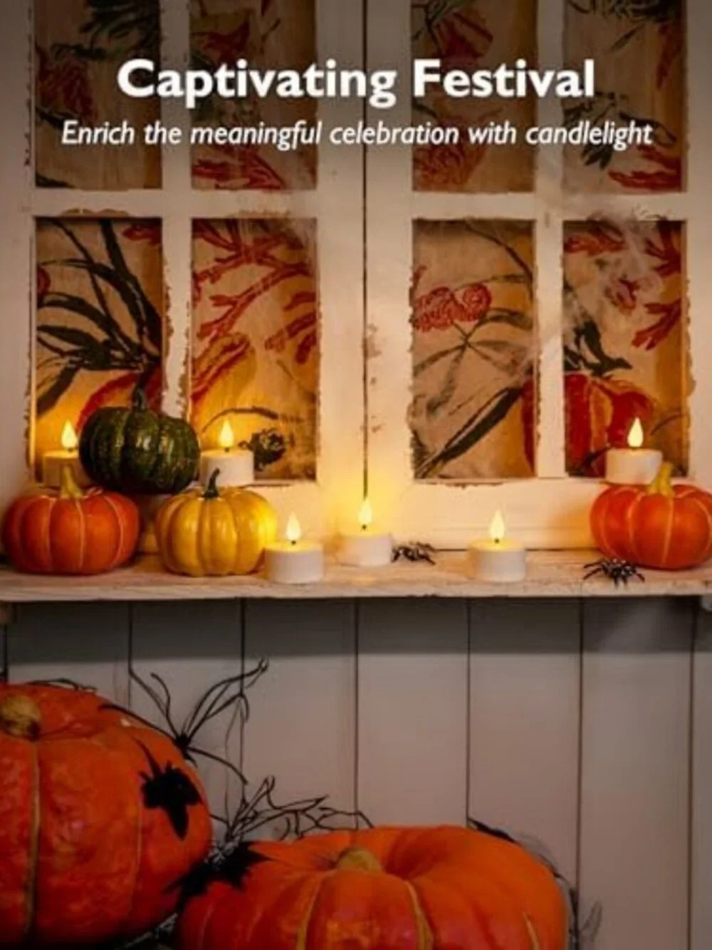 12-Pack Rechargeable LED Tea Light Candles with Remote & Timer - Perfect for
